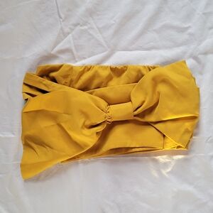Forever 21 Mustard Yellow Tube Top